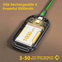 Lámpara De Lectura LED Tri-Head Clip 51 LEDs Recargable USB 1000mAh 4 Colores Luz Nocturna Para Libros Protección Ocular Para Dormitorio - details 2