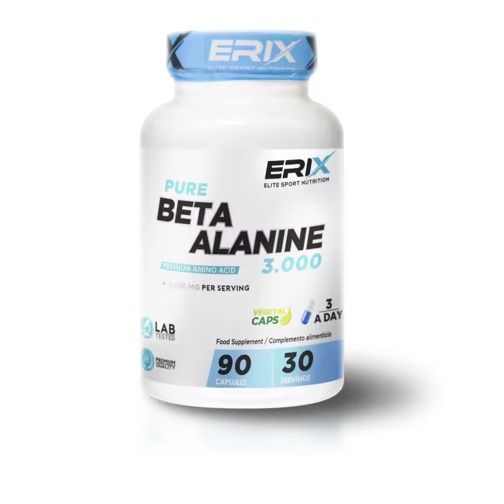 ERIX NUTRICION | BETA ALANINE 3000 MG. 90 Caps | Beta Alanina | Fuerza | Resistencia | Recuperación | Aminoácidos - 1