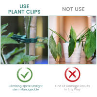 200Pcs Clips Para Fijar Plantes Reutilizables Soporte Para Brotes De Flores Vínculos Vegetales Tomates Suministros De Jardín - details 3
