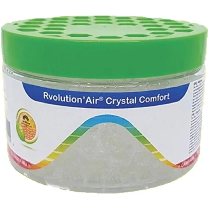 Uriwave, Revolution Air Gel Neutralizador de olores, Crystal Comfort, Elimina olores orgánicos e inorgánicos de origen.  Orines, Heces, Sudor,  recomendado para hospitales, hogares de ancianos, centros de salud, gimnasios, instalaciones deportivas elimina - 1