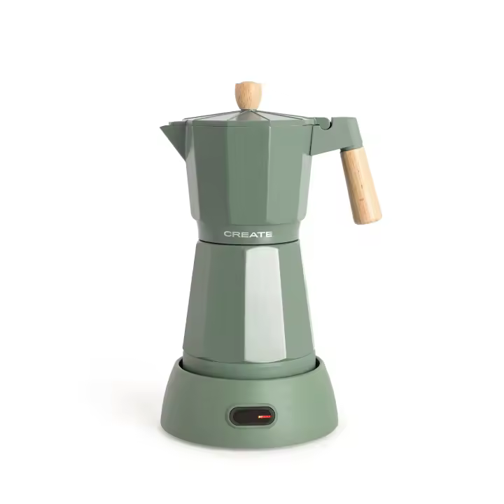 CREATE - Cafetera italiana eléctrica con función de mantener caliente - THERA MOKA ELECTRIC - 1