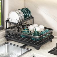 Excurreplatos de Maple with Negro Carbono, Excurreplatos de Maple with Carbono para Cocina, Escurreplatos de Maple with Carbono para Cocina, Escureplatos para Dispensador de Cocina with Porta Utensilios, Porta Vaso para Cortar (A Capa) - details 0