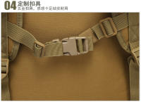 Mochara de camuflaje, Bolsa de senderismo, mochila de equipamiento de Ocio Repelente al agua para Aventuras al Aire Libre - details 22