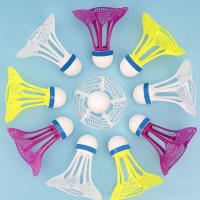 3 Pcs Suelta De Badminton Resistente Al Viento Multicolor Nylon Accesorios De Entrenamiento Deportes Suplementos - details 7