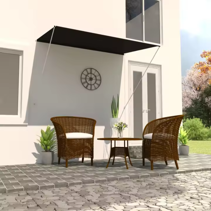 vidaXL Toldo retráctil 200x150 cm gris antracita - 1