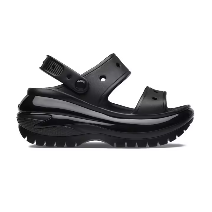 Crocs Mega Crush - Sandalias Hombre - Plataforma Negra - 1