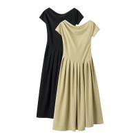 Vestido Largo De Encaje Con Mangas Cortas Y Cintura Ajustada Para Mujer PB&ZA2024 Elegante Y Versátil Moda De Verano - details 7