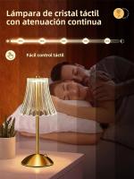 Lámpara De Mesa LED Táctil 3 Colores Recargable Por USB Luz Nocturna Sin Cable Para Decoración De Ambiente Dormitorio Lectura - details 10