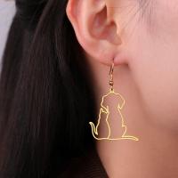 Pendientes Colgantes De Acero Inoxidable Cazador Con Gatos Y Gatitos Para Mujeres Y Niñas Joyería De Moda 2024 Regalo De Cumpleaños - details 12