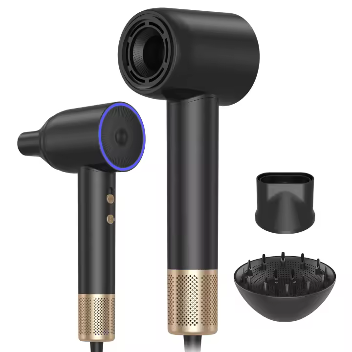 Cepillo De Melo, Cepillo de Aire Caliente Secador Moldeador Alisador Set 6 en 1, 6 Cabezales Intercambiables - 1