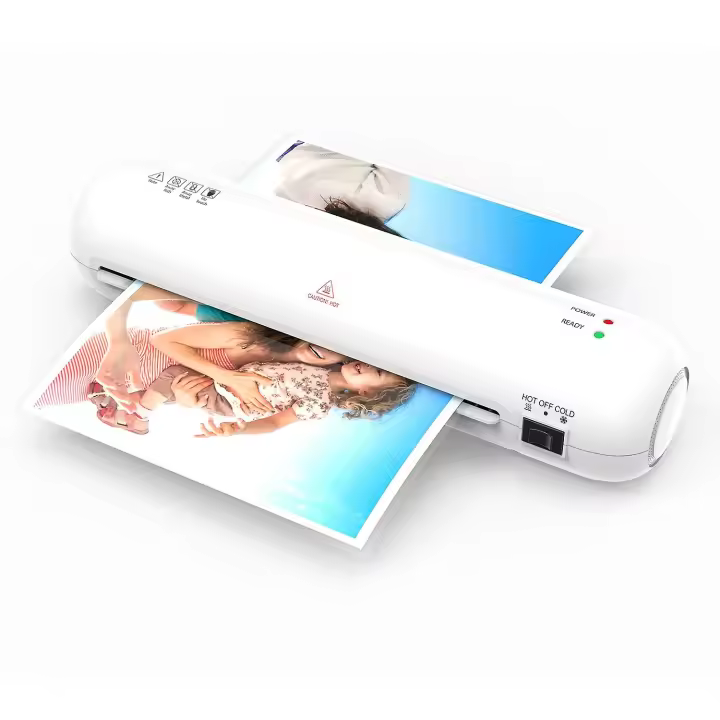 Plastificadora A4 de 9 pulgadas, laminadora en Frío y Caliente con Bolsa de laminado, laminadora para A4 A5 A6 con secador de Papel y redondo de Esquinas para Uso doméstico, escolar y de Oficina - 1