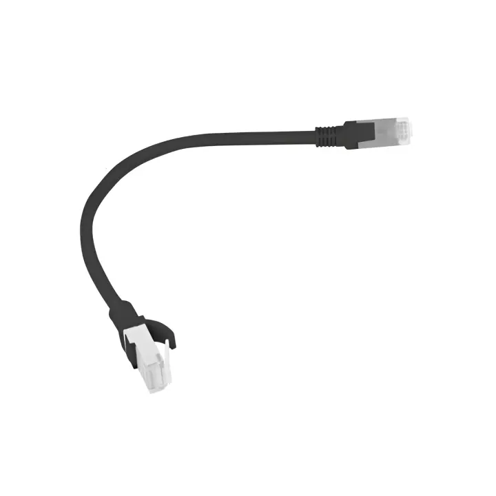 LANBERG CABLE DE RED PCU5-10CC-0025-BK RJ45 UTP CAT 5E 0.25M NEGRO - 1