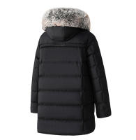 Chaqueta De Algodón Grande Para Hombre Con Collar De Piel Desmontable Abrigo Casual De Invierno Con Capucha Y Capucha Separable - details 5