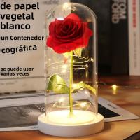 Rosa De Galaxy Artificial Para Decoración De Boda Y Regalo De San Valentín Y Día De La Madre Estilo Creativo Y Bellas Flores Artificiales Para El Hogar - details 16