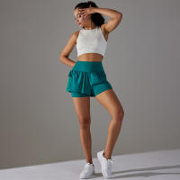 Shorts Deportivos De Mujer Para Gimnasio Y Tenis Con Bolsillos Pantalones Elásticos De Yoga Y Golf Entrenamiento Correr - details 28