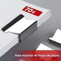 Nueva Estapadora Con Clip De Presión Y Distribuidor De Cinta Para Desmontaje De La Pinza De La Estapadora Suministros De Oficina Set De Escritorio Estapadora Mini Material De Goma - details 1