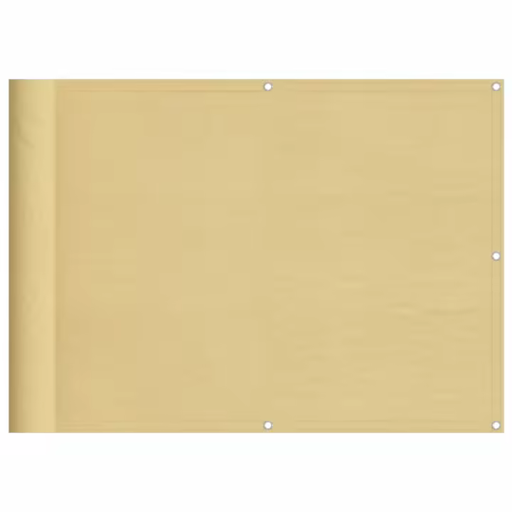 Pantalla de Balcón 100% poliéster Oxford arena color 75x300 cm - 1