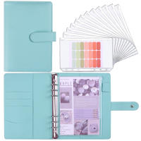 Cuaderno Organizador A6 Con 12 Sobres De Efectivo Y Funda De Cuero PU Colorido Incluida En El Paquete - details 8
