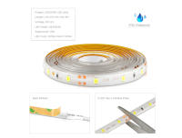 Tira De Luces LED Control Remoto RF 12V 1M 2M 3M 4M 5M Dimmable Para Armario Cocina Luz Nocturna Cinta Luminosa - details 2