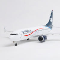 Juguete De Avión Diecast ZOCO B737 De Mexico Airlines Para Niños Con Ruedas Y Carrocería De Resina Regalo Coleccionable Para Adolescentes Y Adultos - details 1