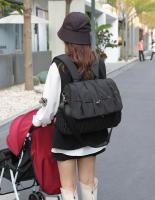 Bolsa De Diaper Para Mamá Con Gran Capacidad Viaje Nappy Barbacoa De Tela Con Estropadillo De Cambio Y Bolsa De Amamantar Conveniente Para Bebé - details 7