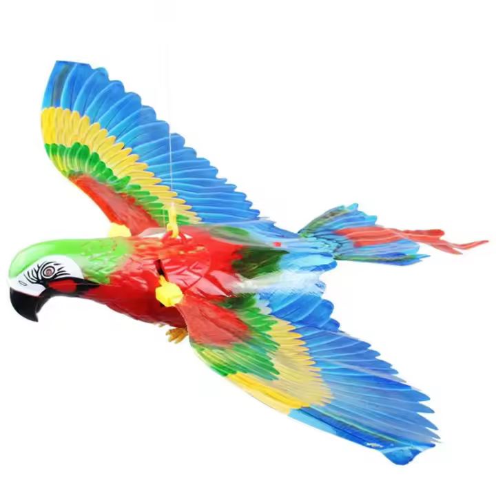 Juguete Eléctrico Silencioso Para Gatos Parrot Teaser Volador Interactivo Suministros De Entrenamiento Para Divertido Perpetuo - 1