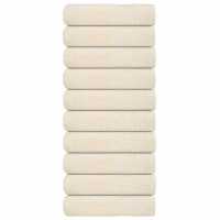 vidaXL Toallas de baño 10 uds 100x150 cm 360 gsm 100% algodón en color Gris/Antracita/Tuquesa y más - details 4