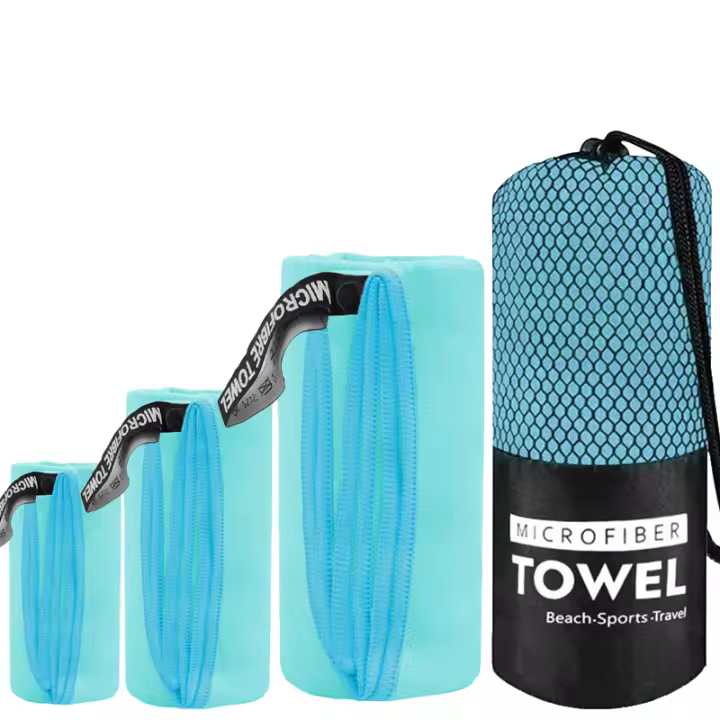 Juego De 3 Toallas Ligero Y Compacto Para Viaje Gimnasio Camping Playa Baño Adecuado Para Excursiones Peso Del Paquete 300g - 1