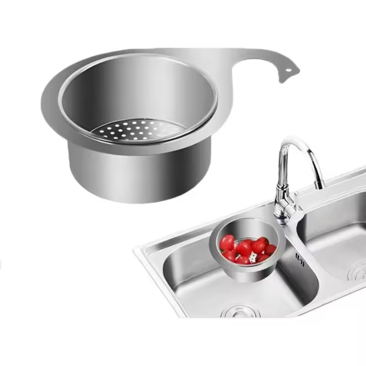 Cesta coladora de Maple inoxydable en forma de CISne para fregadero, estante de Drenaje para fregadero, estante de Filter para lavabo - 1