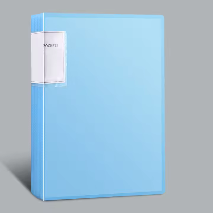 Carpeta De Almacenamiento A4 Con Pantallas Transparentes Colección Morandi Duradera Y Moda Organizador Espacioso Para Documentos - 1