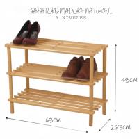 NAKLOE - Zapatero - Zapatero organizador de zapatos - Zapatero madera - Zapatero de madera - Organizador zapatos - - details 1