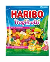 HARIBO TROPIFRUTTI 1KG Dentro de esta gama de Haribo encontrarás chuches de sabor sandía, plátano y naranja y con formas de animales y frutas tropicales con fondo blandito. Sabor de Haribo original calidad de confianza - details 1