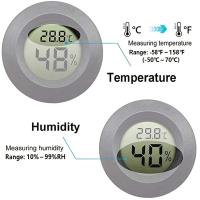 Mini Termómetro Y Higrómetro Electrónico Digital Con Pantalla Para Jardines Medidor De Temperatura Y Humedad Adecuado Para Interiores Y Exteriores - details 0