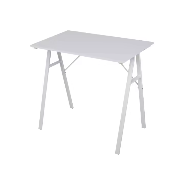 Rebecca Mobile Mesa de Oficina para PC de Madera Acero Blanco Escorio para - 1