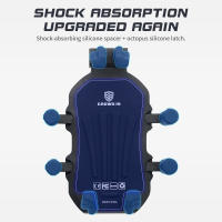 Soporte De Teléfono Móvil Para Motocicleta Con Amortiguador De Vibración Soporte De Rotación Ajustable Para Motorbike Ball Head Mount - details 3