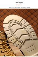 Botas De Tobillo Para Hombre Botines Retro De Trabajo Impermeables De Cuero Alta Calidad Chelsea Botas De Otoño Invierno Con Suela De Goma Talla Fija - details 5