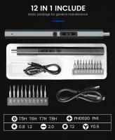 Set De Destornillador Eléctrico Cordless 12/39/50 En 1 Herramienta De Reparación Magnética Multifuncional Recargable Para DIY En Casa - details 2