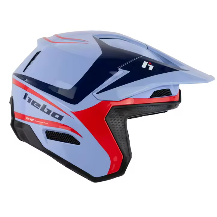 Hebo Casco Jet Zone Pro Azul Adulto - 1