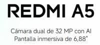 Xiaomi Redmi A5 - Smartphone de 4+128GB / 3+64GB , Pantalla grande de 6.88", Procesador UNISOC T7250 de ocho núcleos, Cámara de 32MP, Batería de 5200 mAh, Carga rápida de 15W, Cargador no Incluido - details 0