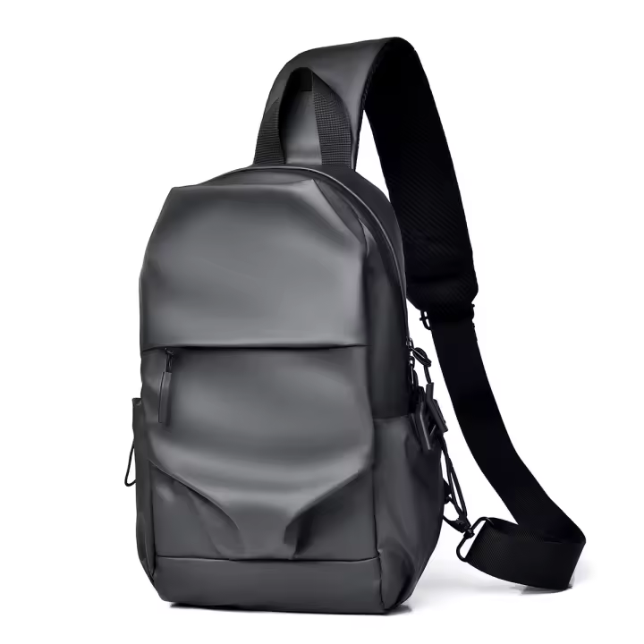 Mochara informal para hombre, mochara de gran capacidad, Bolsa para orden con Doble espalda para Exterior, mochipa Escolar para estudiantes de viaje, 31*18*10 Negro - 1