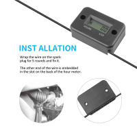Timer De Motor Universal Para Motocicleta ATV Y Barco Medidor De Tiempo De Funcionamiento IP68 Inducción Medidor De Horas ABS - details 2