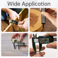 Calibrador Digital De Fibra De Carbono Con Dial Vernier Herramienta De Medición 150mm Precisión 0.02mm Para Carpintería Y Bricolaje - details 4