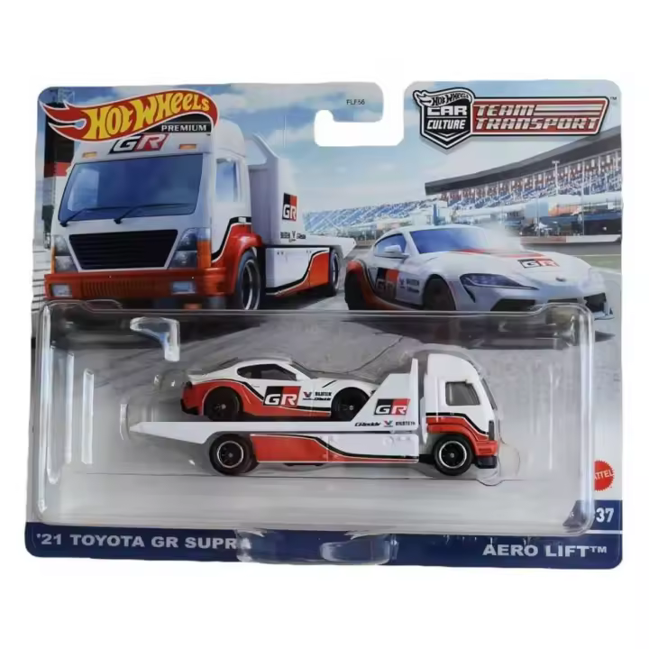 Hot Wheels Team Transport Toyota GR Supra y Aero Lift Nº37 - 1