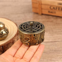 Encendedor De Incienso En Forma De Loto Buddha Buddhism Metal Mini Decoración Para El Hogar Sandalwood Censer Artesanía Metálica - details 5