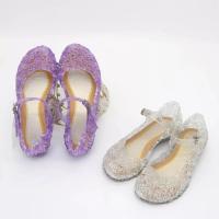 Sandalias De Verano Para Niñas Zapatos De Princesa PVC Transpirables Talla 25-37 Decoración De Cristal Estilo Cendrillon Con Tacón Suave Para Niños - details 10