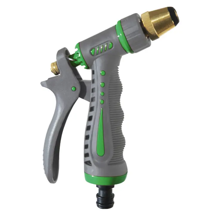 Saturnia Pistola Riego Manguera Metal Regulable Conector Macho Ergonómico - 1