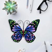 Arte De Mariposa Metálico Para Pared Decoración Colgante De Hierro Para Jardín Ornamento De Arte De Mariposa De Hierro - details 3