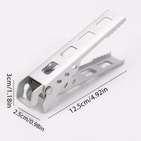 Pinza De Cocina Anti-derretimiento De Aleación De Aluminio Para Tazón Y Sartén Accesorios De Cocina Antideslizantes Para Exteriores Y Hogar - details 0