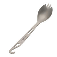 Lixada Cuchara De Titanio 2 En 1 Para Camping Y Viajes Con Abrebotellas Utensilio De Picnic Y Cena Para Mochilera - details 12