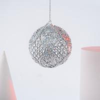 Adorno De Navidad 8cm Glitxter Navidad 2024 Árbol De Navidad Decoración De Xmas 1 Pieza Accesorios De Fiesta De Año Nuevo - details 8
